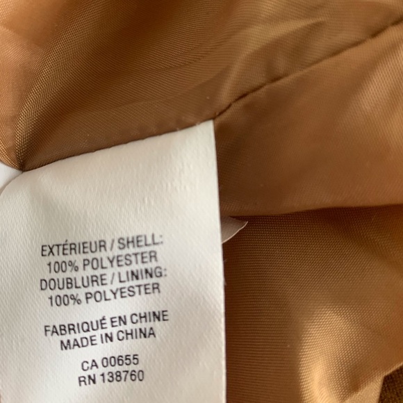 Reitmans SZ:M Tan Crop Ultra Suede Jacket - Picture 6 of 6